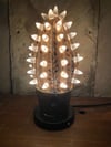 Tan Themed Ceramic Cactus Night Light Lamp