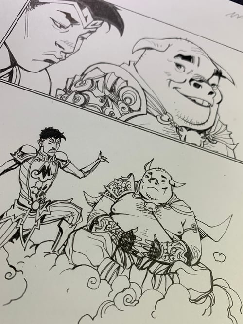 Image of MONKEY PRINCE #2 - pg09 original art