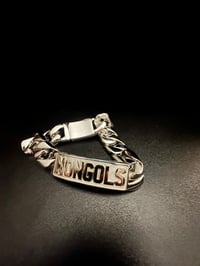 Image 5 of MONGOLS BRACELET *STAINLESS STEEL,WHITE GOLD,YELLOW GOLD