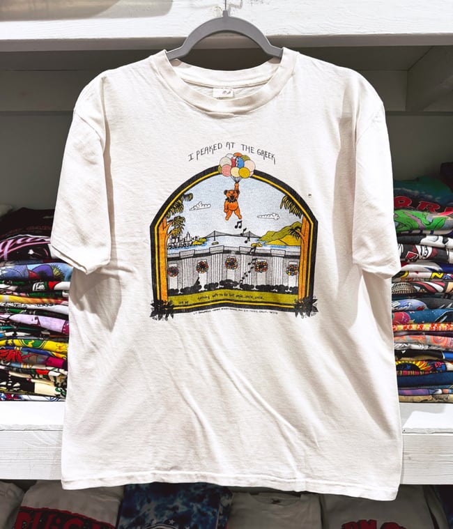 Grateful Dead 1985 ‘Greek Theatre’ Lot T-Shirt — Fits L