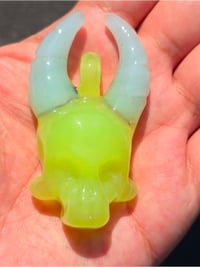 Image 2 of Glass Skull Pendant Antidote 