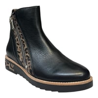 Image 3 of DJANGO & JULIETTE RHAIN BLACK/TAUPE LEOPARD