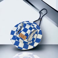 Image 1 of Blue Designer Pet Bucket Hat