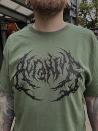 Image 3 of T-shirt "black on green"