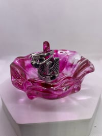 Image 2 of Handcrafted Resin Flower Ring Holder