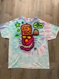 Image 2 of 1/1 Airbrush Tshirt on a 2XL Tie Dye Tshirt