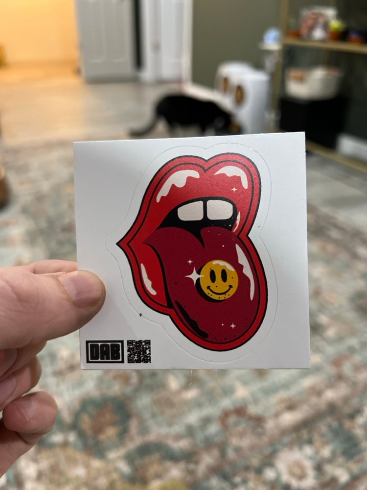 Image of Retro Tongue Trippy 3 Inch