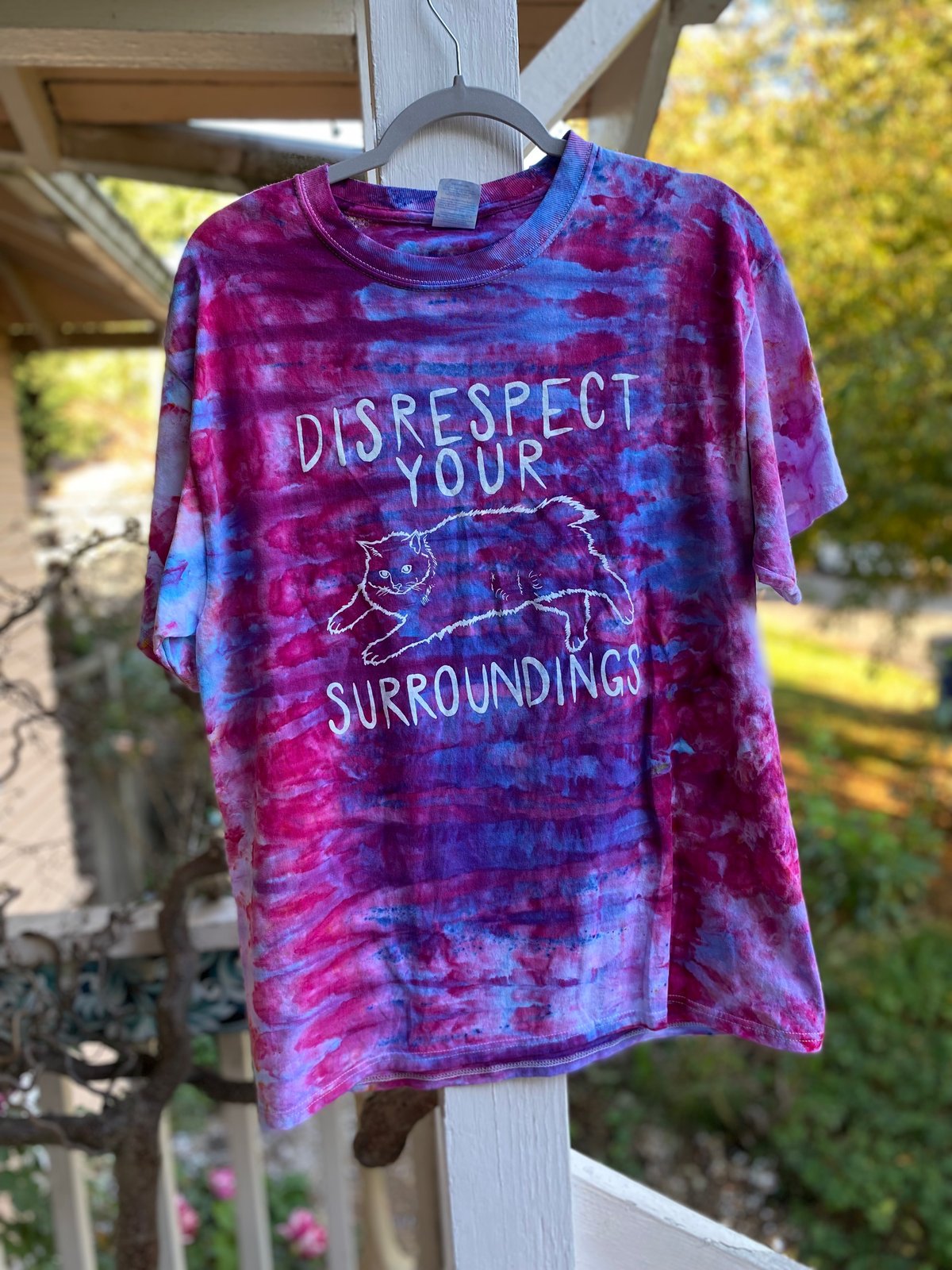 Image of LARGE Disrespect Your Surroundings Tie Dye Shirt 2