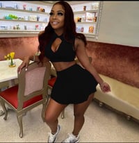 Image 2 of Black Skirt Set