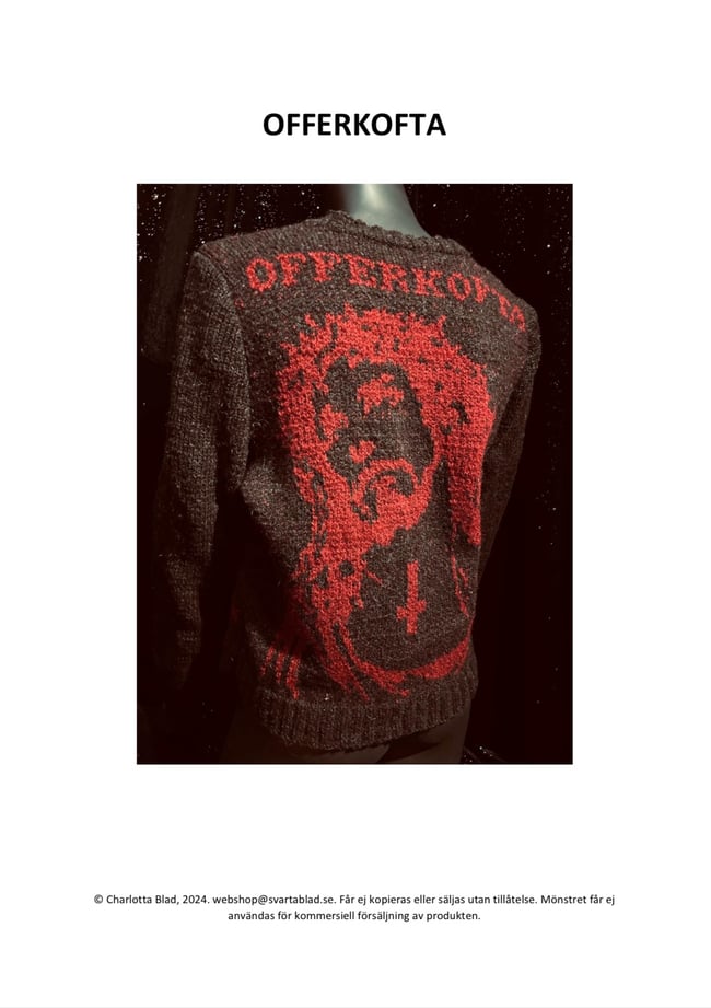 Offerkofta - beskrivning