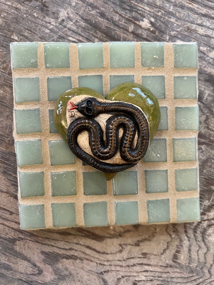 Image of Snake on Heart