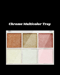 Chrome Multicolor Pigment Tray 
