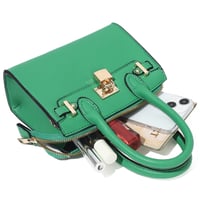 Image 7 of Padlock top handle Satchel