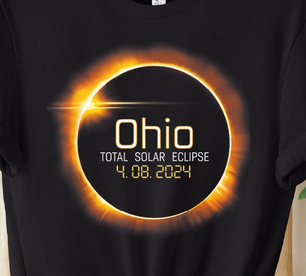 Image of Eclipse Ohio Sun Moon Tee & Sweatshirt