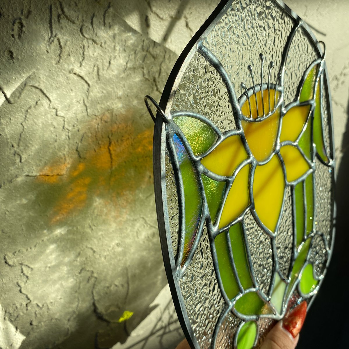 Image of Art Nouveau Daffodil Panel