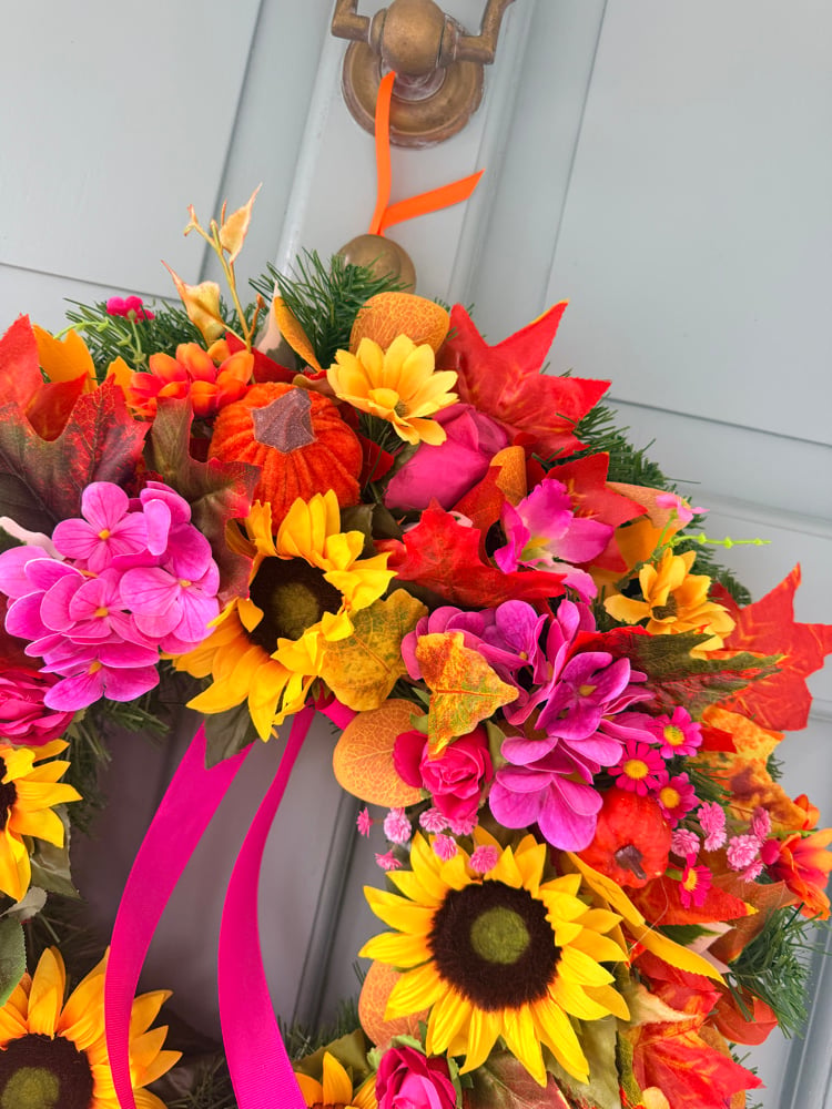 Image of 55cm Pink Autumn Sunflower 
