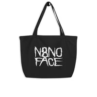 Image 2 of N8NOFACE Scratch Classic Logo Large organic tote bag (20″ × 14″)