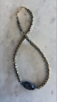 Image 1 of  *new* BLACK TIBETAN + PYRITE