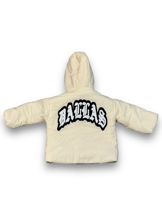 Image of DALLAS KIDS PUFFER (CREAM)