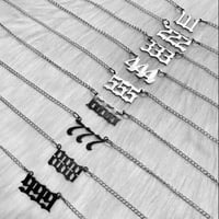 Image 1 of Silver Angel number pendants 