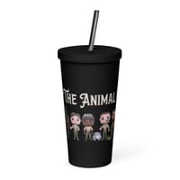 Image 8 of The Animal Rescue Squad Insulated tumbler with a straw