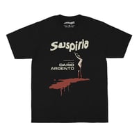 Image 6 of Suspiria Dario Argento Premium T-Shirt – Washed Black Unisex Horror Movie Tee for Men & Women