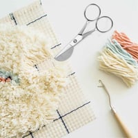 Image 4 of Duckbill Scissor Embroidery Art Craft Applique Stainless Steel Blade Sewing Fabric Rug-punch Carpet 