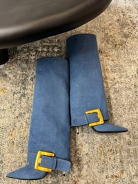 Image 3 of DIKA DENIM BOOTS
