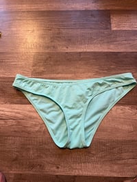 pastel colored swim bottoms 