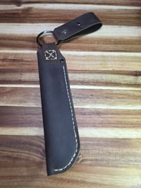 Image 2 of Leather Sheath for 8" Fixed Blade