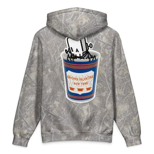 Image of Death before decaf RWK X Archer Valentine collab hoodie