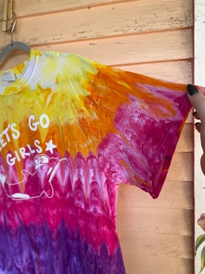 Image of XL Let's Go Girls Tie Dye Shirt 2