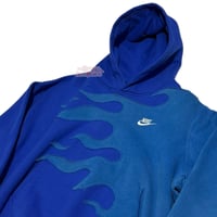 Image 3 of (L-XL Boxy) Nike Hoodie Flameside “DragoLue" 651