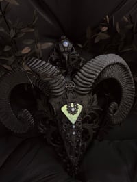 Image 5 of Ram skull wall/altar piece 