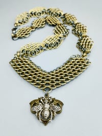 Image 2 of Queen Bee Honeycomb Necklace