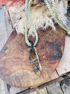 Image of Natural citrine necklace