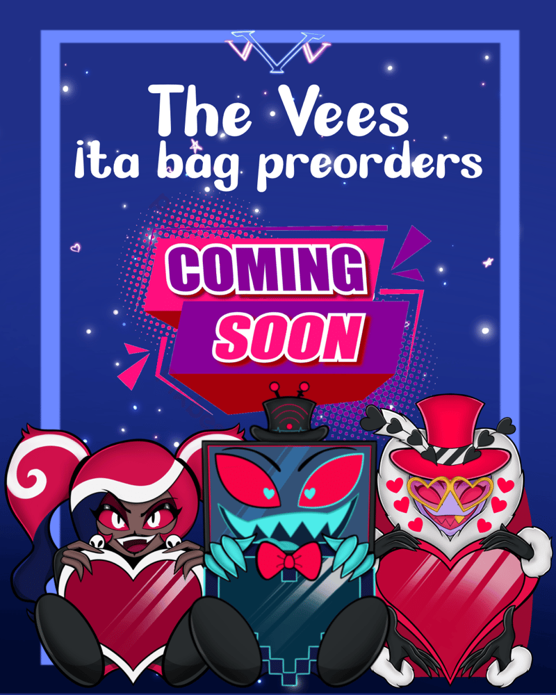 Image of PREORDER - Hazbin Hotel The Vees ita bags