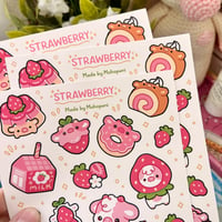 Image 2 of Strawberry Sticker Sheet