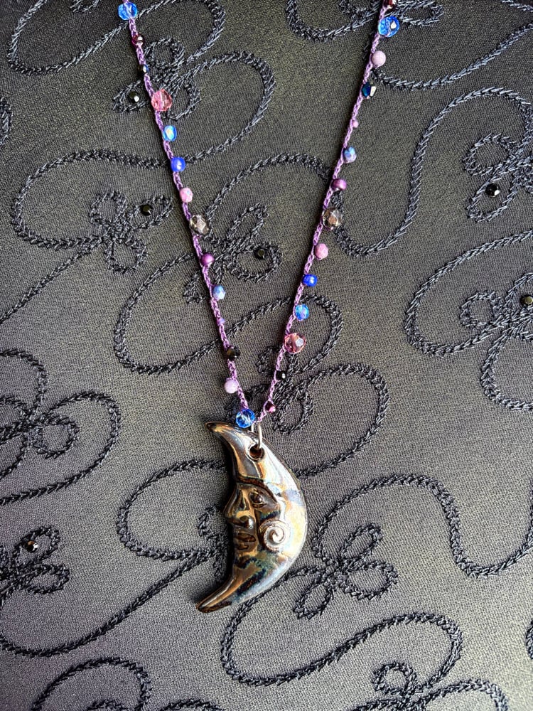 Image of Moon Necklace #1 