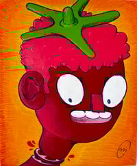 Image 1 of "Tomato portrait" Painting