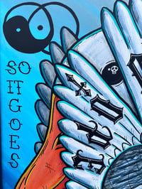 Image 2 of “Quack Miller” original artwork 16”x20” 
