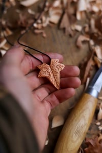 Image 2 of Ivy Leaf- Pendant Necklace 