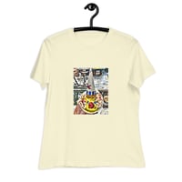 Image 3 of ArtxAdrienne Collectible Apparel "Ice Cream Joy" Women's Relaxed Tee