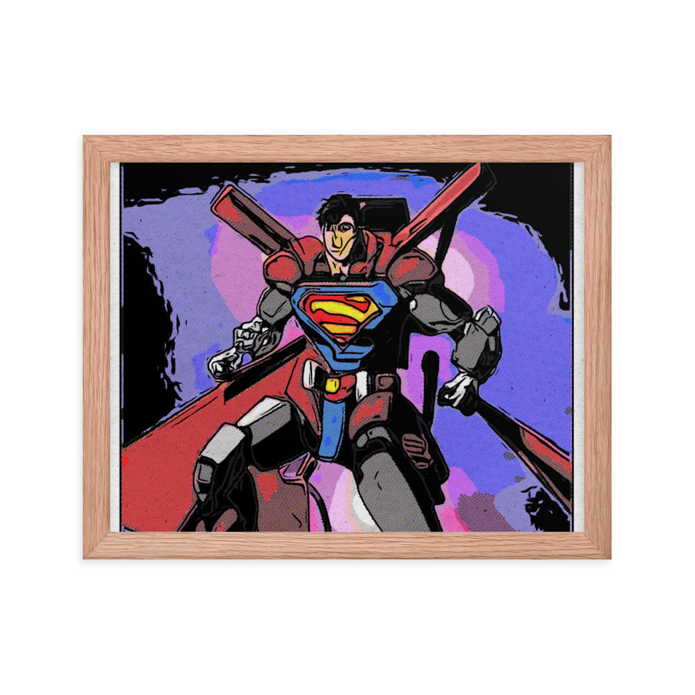 ZEN EXP - Robo-Superman Framed photo paper poster