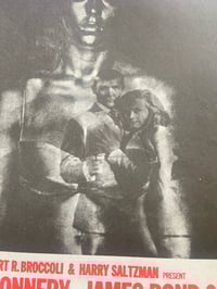 Image 4 of Goldfinger, James Bond film, framed 1964 vintage sheet music