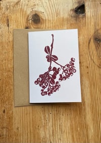 Image 1 of Red Berries Christmas card 