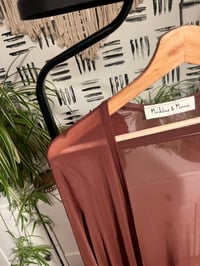 Image 2 of brown sheer cover up 