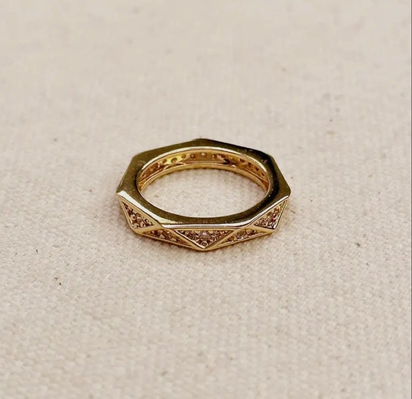 Image of Faceted Ring