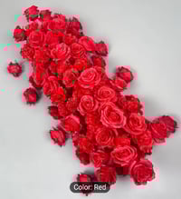 Image 2 of Red Flower runners 110 cm long for rent only 