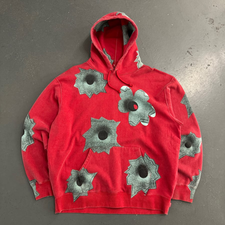 Image of FW 22 Supreme x Nate Lowman hoodie, size XL